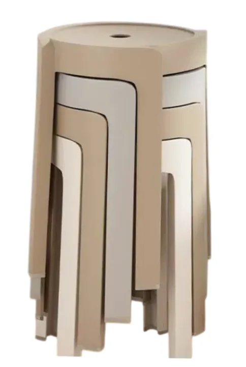 Round — Stackable Plastic Stool
