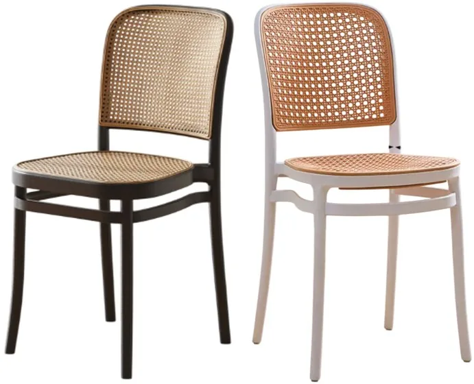 Cane Back Dining Chair, Design 3