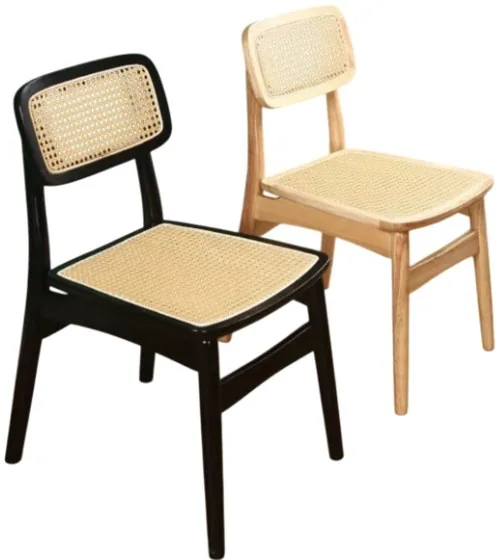 Cane Back Dining Chair, Design 6