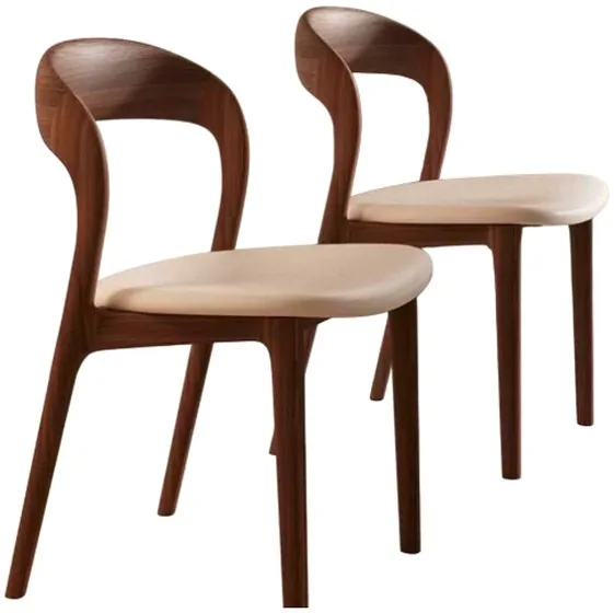 Curved Back Dining Chair, Design 2