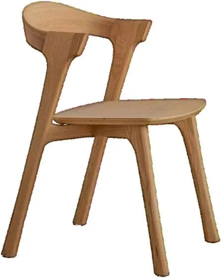 Curved Back Dining Chair, Design 3