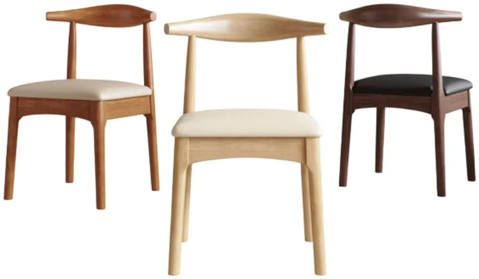 Curved Back Dining Chair, Design 4