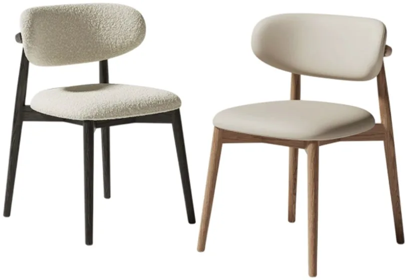 Curved Back Dining Chair