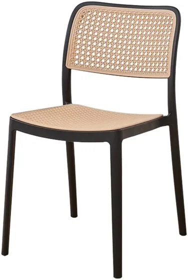 Imitation Rattan Stackable Chair, Design 2