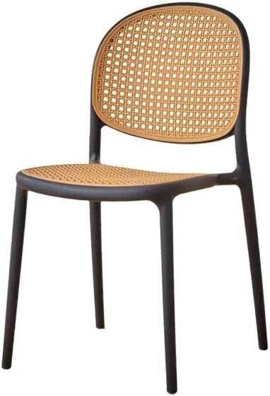 Imitation Rattan Stackable Chair