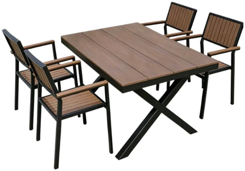 Poly Wood Dining Set