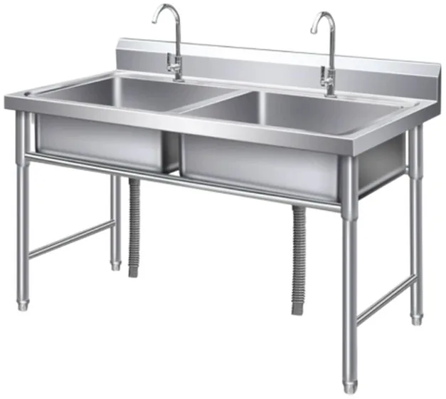 Stainless Steel Sink, Double Basin