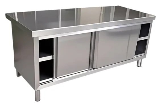 Stainless Steel Workstation with Cabinet